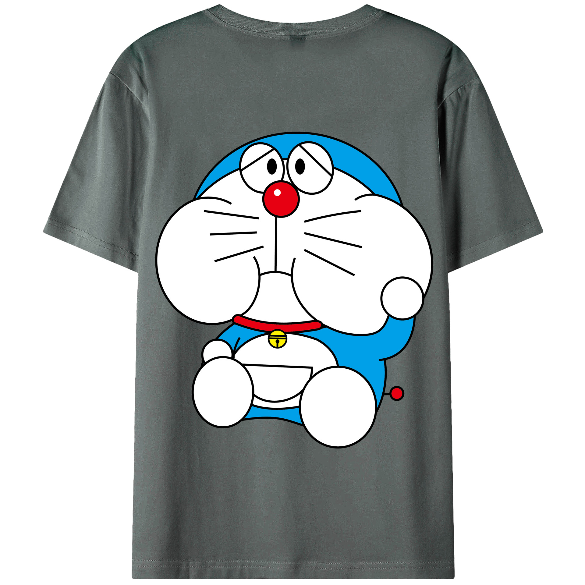 （画像用） ドラえもん Doraemon 綿100％半袖Tシャツ（背面プリント）
